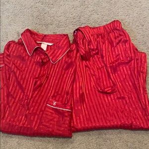 Victoria secret silk pajama set